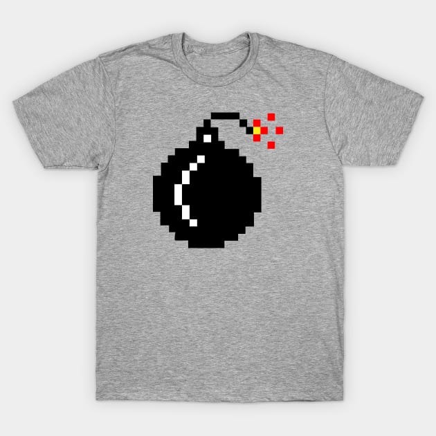 Bomb 8-bit T-Shirt by CampaignMania